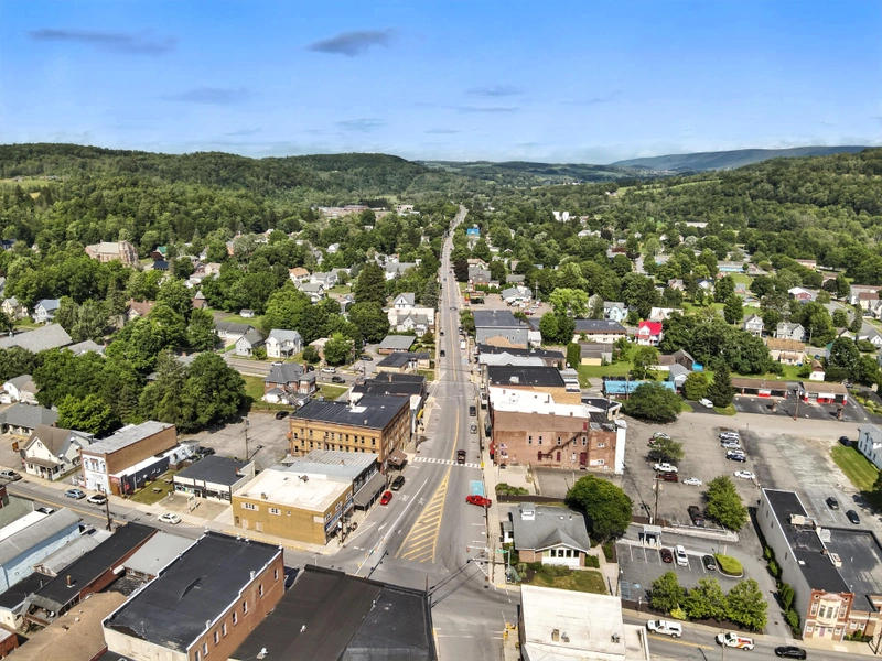 Drone flyover image 2 of Canton, PA