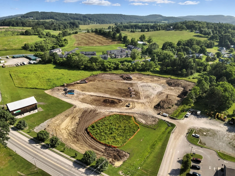 Drone flyover image 7 of Wyalusing, PA